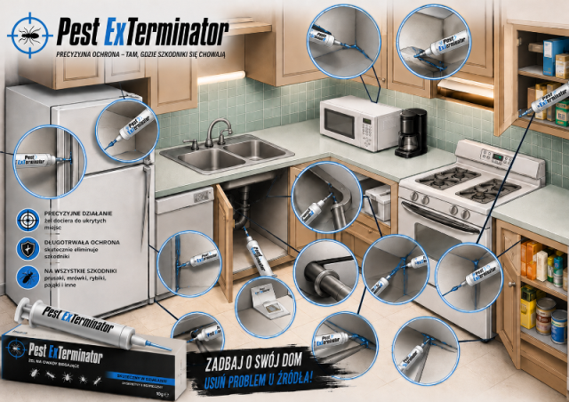 Żelowanie na prusaki Pest ExTerminator Siedlce