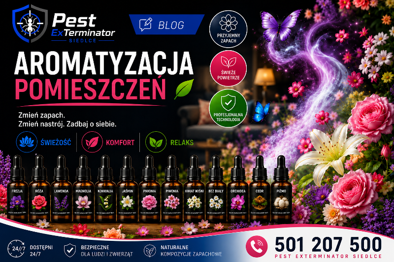 Aromatyzacja pomieszczeń i otoczenia – Pest ExTerminator Siedlce