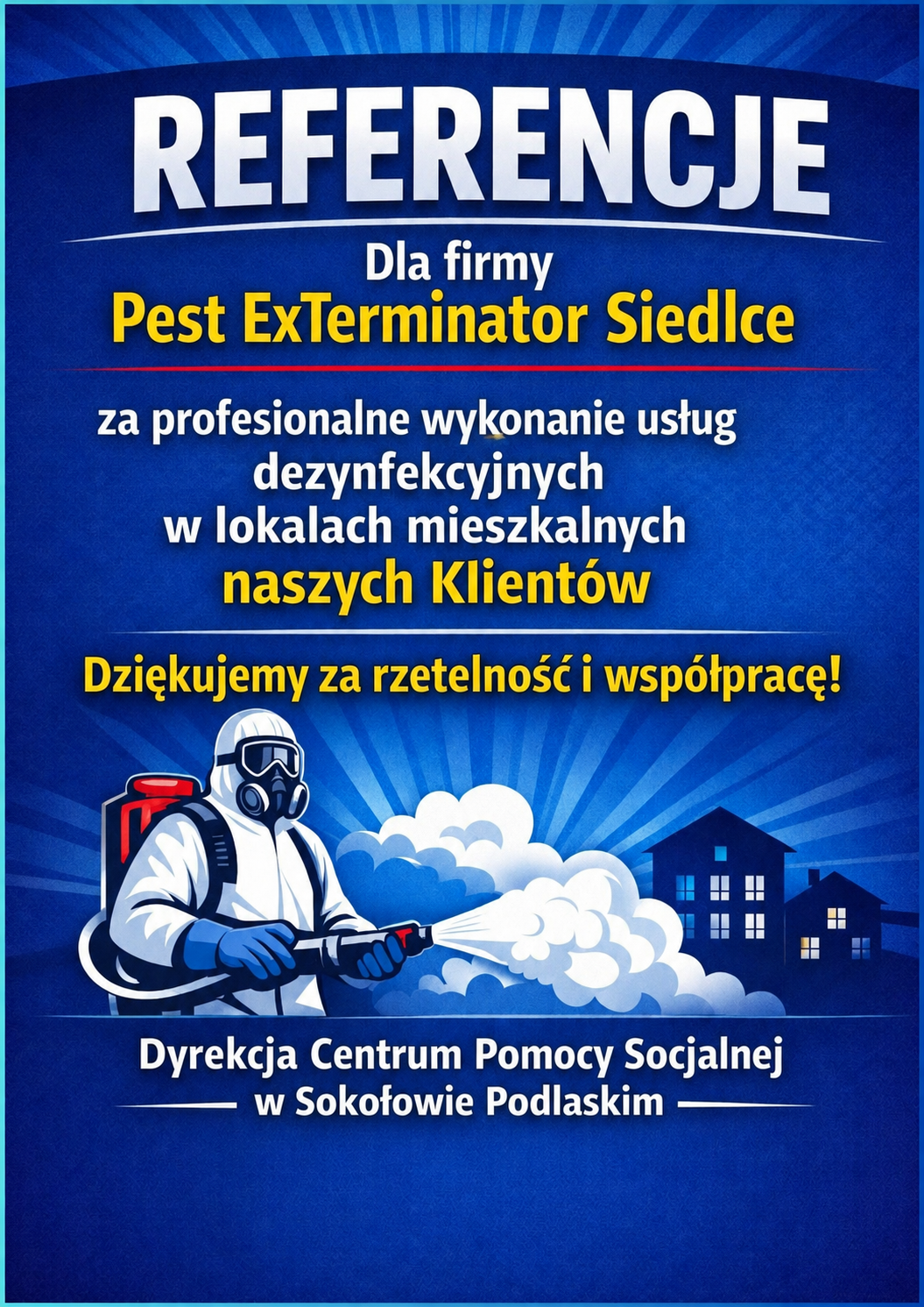 Certyfikat Pest ExTerminator Siedlce szkolenie DDD 2026