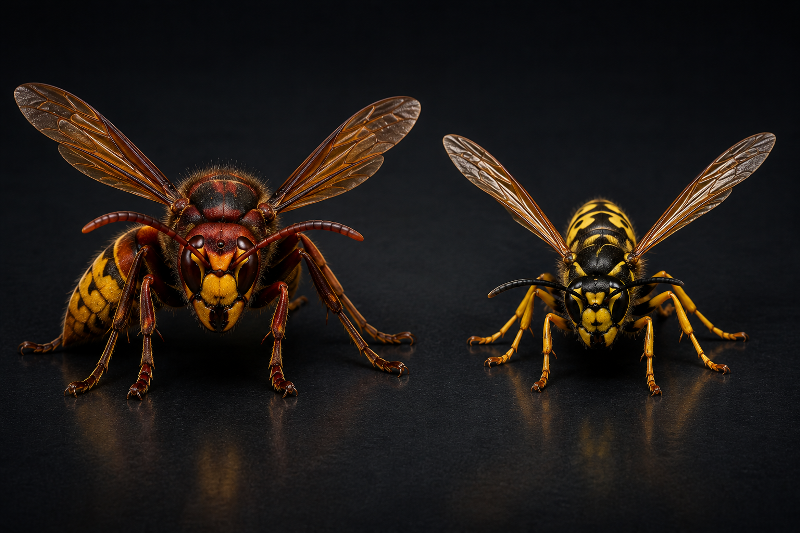 Szerszeń europejski Vespa crabro – cały owad