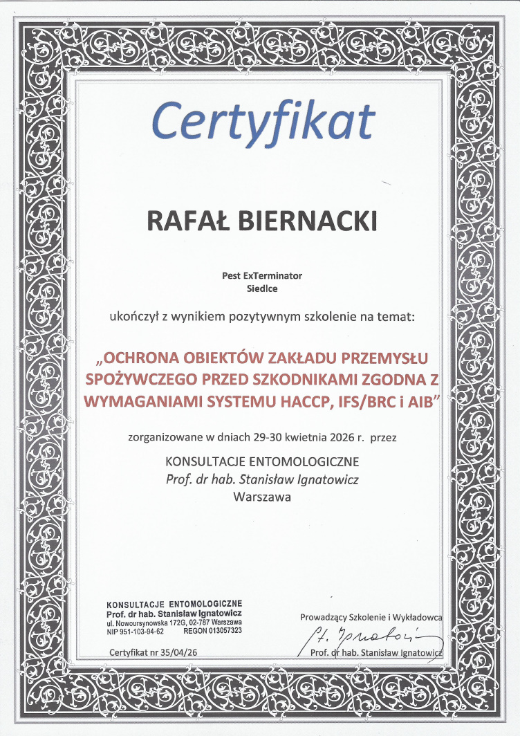 Certyfikat 17