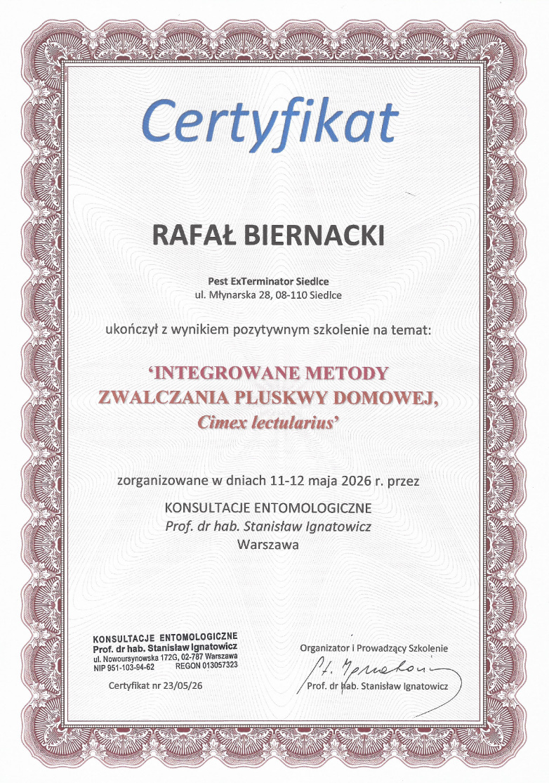 Certyfikat 18